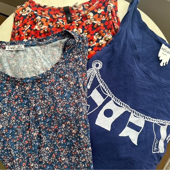 Bundle of 3 tank tops: Dex, Monki, H&M - Picture 2 of 12